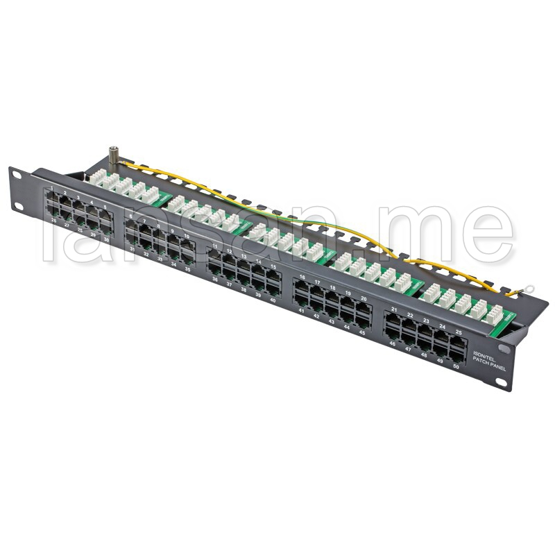 Cat3 50 Port ISDN Patch Panel