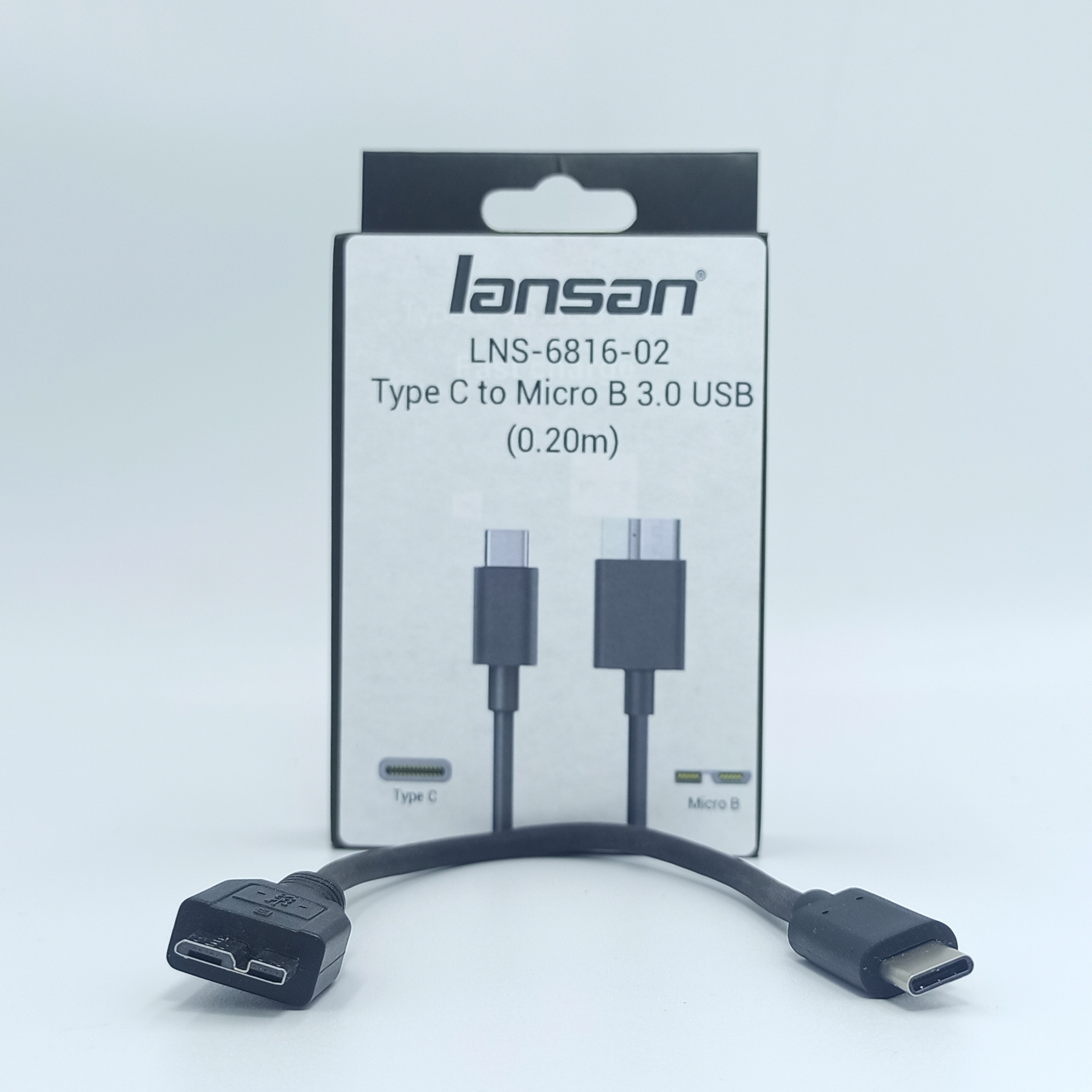 Type C to Micro B 3.0 USB 0.20M
