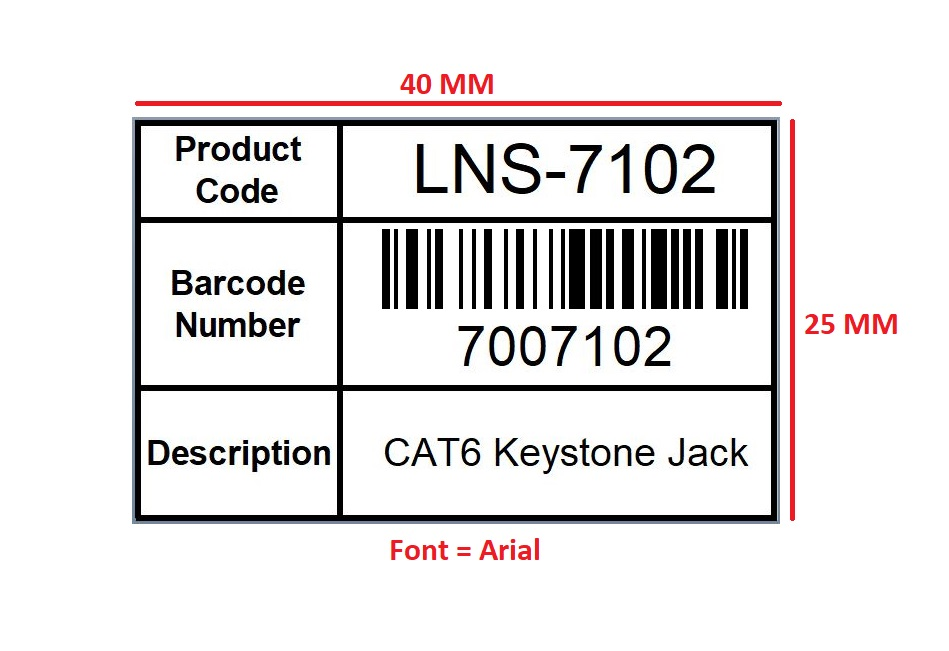 CAT6 Keystone Jack