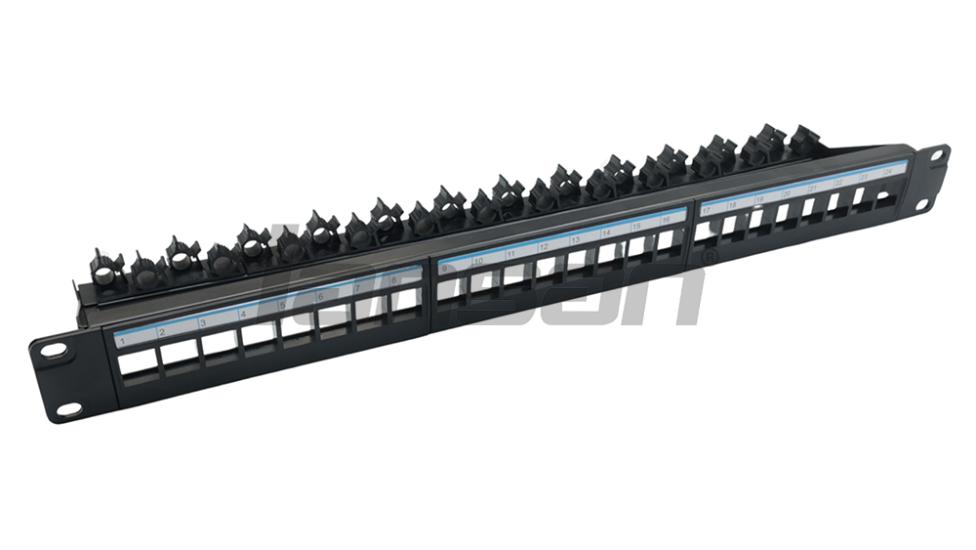 24 Port UTP Clip Boş Patch Panel