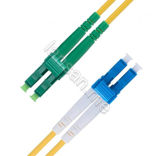 F/O Patchcord, OS2 , LC-LC , 1 meter,PC-APC, LSZH