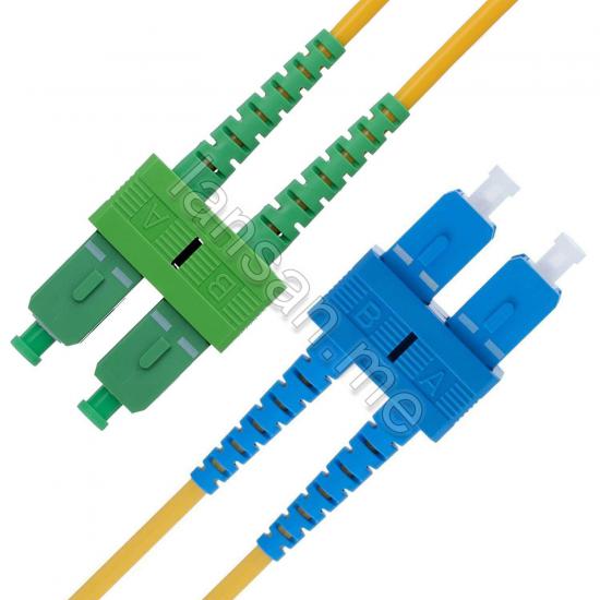 F/O Patchcord, OS2, SC-SC , 1 meter, PC-APC, LSZH