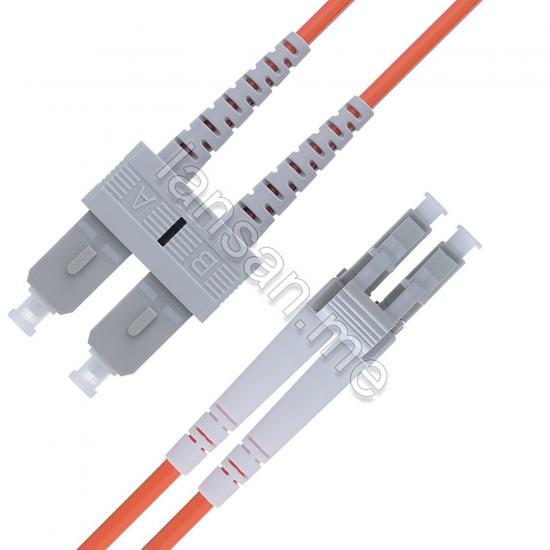 F/O Patchcord, OM2, LC-SC , 1 meter, LSZH