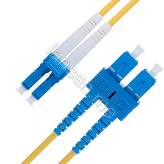 F/O Patchcord, OS2, LC-SC , 10 meter, LSZH