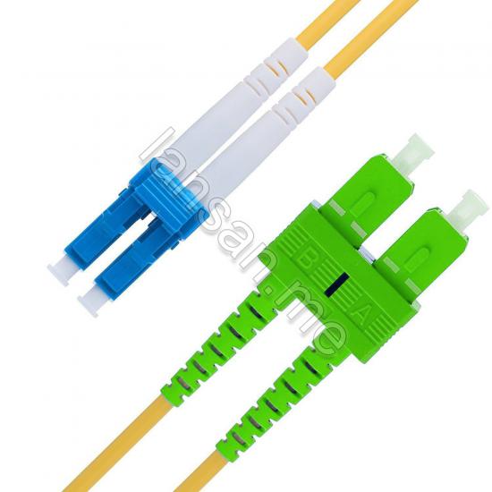 F/O Patchcord, OS2, LC-SC , 3 meter, PC-APC , LSZH