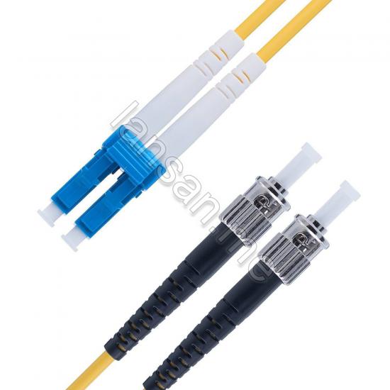 F/O Patchcord, OS2, LC-ST , 1 meter, LSZH