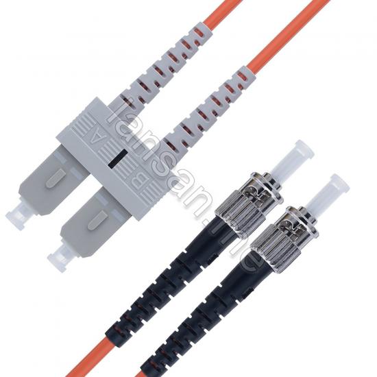 F/O Patchcord, OM2, ST-SC , 1 meter, LSZH