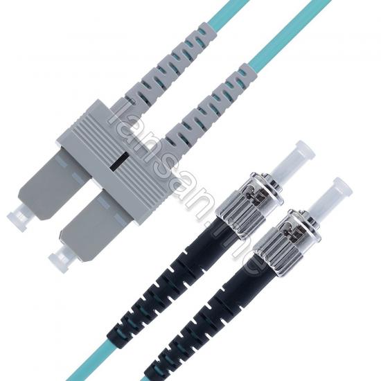 F/O Patchcord, OM3, ST-SC, 1 meter, LSZH