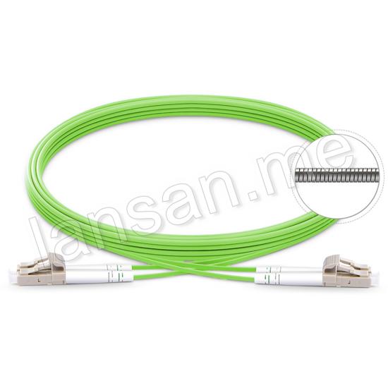F/O Armored Patchcord, OM5 , 1 meter , LSZH