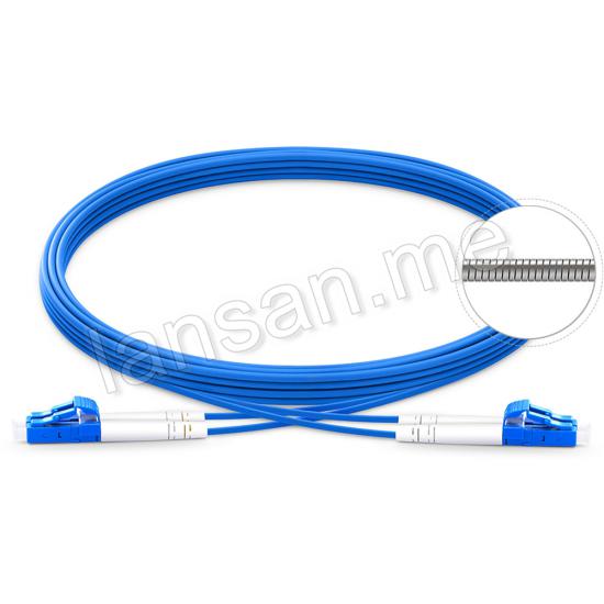 F/O Armored Patchcord, OS2 , 1 meter , LSZH