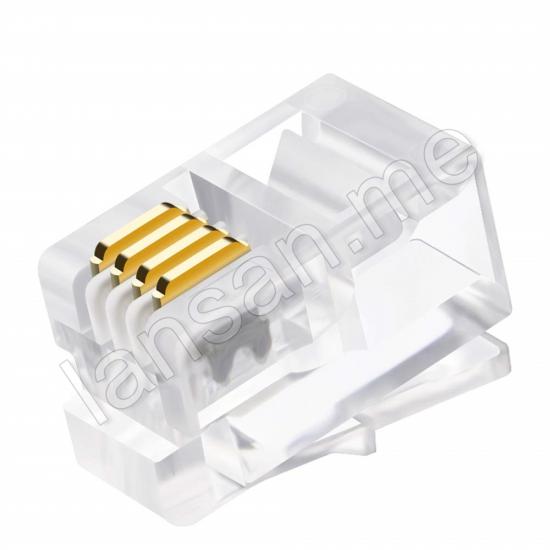 Rj9 4P4C Jack (100 pcs)