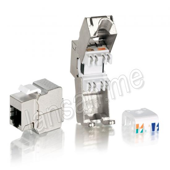 CAT6 A 10G , Shielded Keystone Jack