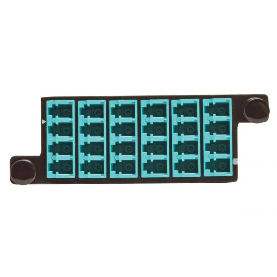 100Gb/120Gb to 10Gb Breakout Cassette - 24-Fiber OM4 MTP/MPO ( Male with Pins ) to (x12) LC
