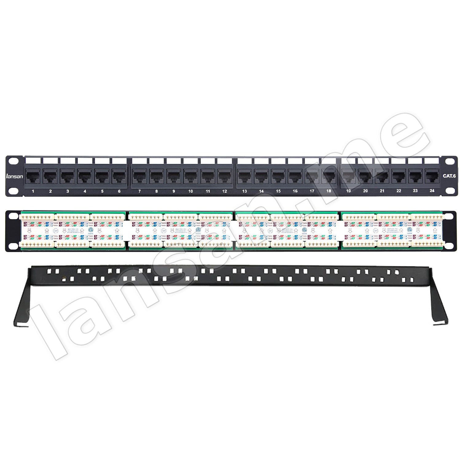 24 Port Cat6 Utp Patch Panel